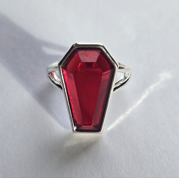 ⚰️ Red Coffin Ring - Picture 7 of 11